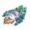 Настенная венецианская маска "Танцовщица". Композитный материал, ручная роспись, ручная работа. 33 х 24 см. Willow Hall, Италия, 2000-е гг.. вид 3