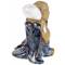 Статуэтка "Будда с мешком". Керамика, глазуровка, роспись, ручная работа. Высота 11 см. Китай, вторая половина ХХ века. вид 2