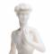 Статуэтка "Давид", для украшения интерьера. Литьевой мрамор, ручная работа. Высота 24 см. Pelekis, Греция, 2012 год. вид 3