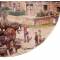 Декоративная тарелка настенная "Через деревню", сельский пейзаж Джон Чапман, фарфор Royal Doulton, Великобритания, винтаж, 1980-е гг.. вид 2