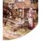 Декоративная тарелка настенная "Возле водокачки", сельский пейзаж Джон Чапман, фарфор Royal Doulton, Великобритания, винтаж, 1980-е гг.. вид 2