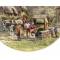 Декоративная тарелка настенная "Хорошо в деревне", сельский пейзаж Джон Чапман, фарфор Royal Doulton, Великобритания, винтаж, 1980-е гг.. вид 2