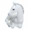 Статуэтка "Белая лошадь". Фарфор, роспись, ручная работа. Россия. вид 1