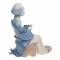Lladro. Статуэтка "Влюбленный маленький клоун". Фарфор, ручная роспись. Высота 17 см. Nao для Lladro, Испания (Валенсия), 2002 год. вид 2