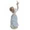 Статуэтка винтажная "Девочка с голубкой". Фарфор. Высота 27 см. Nao для Lladro, Испания, 1981 год. вид 3