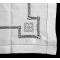 Скатерть столовая. Хлопок, ручная вышивка. Размер 125 х 125 см. Великобритания, начало ХХ века. вид 2