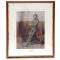 Франк Рейнольдс "Джингл", гравюра в паспарту. Деревянная рамка, стекло. Великобритания, 1912 год. вид 2