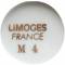 Limoges. Тарелочка миниатюрная на подставке. Фарфор, деколь, золочение. Limoges, Франция, вторая половина ХХ века. вид 3