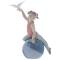 Lladro. Статуэтка "Юная гимнастка на мяче"". Фарфор, ручная роспись, глазуровка. Высота 22 см. Nao для Lladro, Испания (Валенсия), 2002 год. вид 2