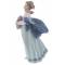 Lladro. Статуэтка "Девушка со шляпой". Фарфор, ручная роспись. Высота 32 см. Nao для Lladro, Испания (Валенсия), 1997 год. вид 3