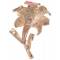 Брошь "Роскошная лилия" от Arrina. Цветные эмали, прозрачные стразы, бижутерный сплав золотого тона. Гонконг. вид 2