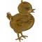 Брошь "Желтый цыпленок" от D.Mari.  Цветные эмали, бижутерный сплав золотого тона. Гонконг. вид 2