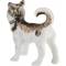 Статуэтка миниатюрная "Хаски". Фарфор, роспись, ручная работа. Высота 5 см. Таиланд. вид 3