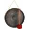 Гонг для медитации. Латунь, чеканка, дерево. диаметр 25 см. Вьетнам, первая половина ХХ века. вид 2