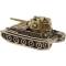 Миниатюрная модель танка "Т-34-76" образца 1942 года. Бронза, литье, авторскя работа. Россия. вид 2