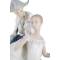 Статуэтка "Балерина и шут" коллекционная. Фарфор, ручная роспись. Высота 29 см. Nao для Lladro, Испания (Валенсия), 1983 год. вид 2