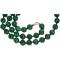 Бусы "Легенда". Натуральный малахит (прессованная крошка). Индия. вид 3