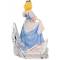 Статуэтка винтажная "Принцесса Ледяного дворца" на подставке. Высота 29 см. Фарфор, хрусталь. Фаберже, Franklin Mint, США, 1988 год. вид 3
