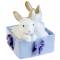 Lladro. Статуэтка "Кролики в коробке". Фарфор, ручная роспись. Высота 10 см. Lladro, Испания (Валенсия), 1989 год. вид 2