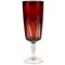 Набор бокалов для шампанского, 4 шт. Рубиновое стекло. Luminarc, Франция, 1970-е гг.. вид 2