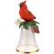 Колокольчик коллекционный "Красный кардинал". Фарфор, роспись, стекло. The Franklin Mint, США, 1987 год. вид 3