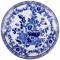 Пара десерных тарелок "Синие цветы". Английский фарфор. Великобритания, начало 20 века. вид 2