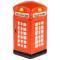 Набор для специй "Телефонные будки" из 2-х предметов. Фарфор. Великобритания, вторая половина 20 века. вид 2