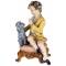 Capodimonte. Статуэтка "Мальчик с собакой".  Высота 14 см. Фарфор, ручная работа. Италия, 1980-е гг.. вид 4