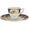 Чайное трио"Экзотические птицы". Английский фарфор. Royal Grafton, Великобритания, первая половина 20 века (чашка с трещиной). вид 2