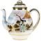 Сервиз чайный "Утро в саду" на 4 персоны, 17 предметов. Фарфор, ручная роспись. Япония, середина 20 века. вид 3