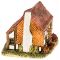 Коллекционный миниатюрный домик "Lilliput lane. Acorn cottage". Высота 6,5 см. Enesco, Великобритания, 1994 год. вид 2
