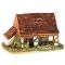 Коллекционный миниатюрный домик "Lilliput lane. Acorn cottage". Высота 6,5 см. Enesco, Великобритания, 1994 год. вид 3