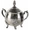 Чайный набор из 3-х предметов: чайник, сахарница и сливочник. Металл, серебрение.  Великобритания, первая половина 20 века. вид 5