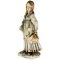 Винтажная статуэтка "Девушка с узелком". Фарфор. Высота 27 см. Capodimonte. Италия, вторая половина 20 века. вид 4