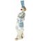 Винтажная статуэтка "Клоун в цилиндре" в стиле Лладро. Высота 31 см. Фарфор. Испания, вторая половина 20 века. вид 4