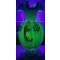 Ваза "Небесная". Высота 18 см. Опаловое урановое стекло, ручная роспись. Великобритания, конец 19 века. вид 4