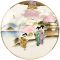 Чайное трио "Цветение сакуры в саду". Япония. вид 2
