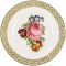 Комплект десертных тарелок "Букет с розой". Beyer and Bock. Великобритания. вид 1