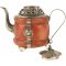 Декоративный тибетский чайник, оникс, металл, вторая половина 20 века. Китай. вид 3