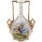 Антикварная ваза фарфоровая для цветов "Галантный век". Германия. вид 2