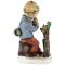 Статуэтка фарфоровая "Мальчик играет на дудочке", фарфор Friedel Bavaria, Германия, винтаж, середина 20 века, высота 15 см. . вид 3