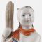 Фарфоровая статуэтка "Лыжница", девочка с лыжами, винтаж, высота 21 см, ЛФЗ, СССР, 1950-60 гг.. вид 7