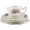 Чайное трио "Нежность". Английский фарфор. Royal Crown Pottery, Великобритания, винтаж, вторая половина 20 века. вид 2