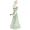 Статуэтка винтажная "Лилли", фарфор, девушка в зеленом с веером, высота 21 см, Francesca, Великобритания, 1983 год. вид 4