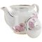 Чайник заварочный "Розовый цветок", фарфор, винтаж, Вербилки, СССР, 1954-1965 гг.. вид 2