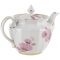 Чайник заварочный "Розовый цветок", фарфор, винтаж, Вербилки, СССР, 1954-1965 гг.. вид 3