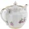 Чайник заварочный "Розы", фарфор, винтаж, Вербилки, СССР, 1954-1965 гг.. вид 3