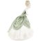 Статуэтка "Вечер", девушка с веером. Высота 18,5 см, костяной фарфор Royal Doulton, Великобритания, винтаж, 1969 г.. вид 2
