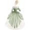Статуэтка "Вечер", девушка с веером. Высота 18,5 см, костяной фарфор Royal Doulton, Великобритания, винтаж, 1969 г.. вид 3