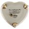 Шкатулка музыкальная "Принцесса Диана - вечная роза", в форме сердца, сувенир. Фарфор. Ardleigh Elliott, США, винтаж, 1998 год. вид 5